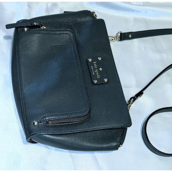 Kate Spade New York Baxter Street Blue Sevilla Leather Crossbody Shoulder Bag - Picture 5 of 16